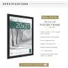 imageMCS Museum Poster Frame 18x24 Medium Oak Woodgrain Vertical ampamp Horizontal Wall Hanging Large Picture Frame for Photos Posters ampamp Art Prints 1PackOnyx Woodgrain