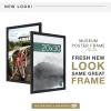 imageMCS Museum Poster Frame 18x24 Medium Oak Woodgrain Vertical ampamp Horizontal Wall Hanging Large Picture Frame for Photos Posters ampamp Art Prints 1PackOnyx Woodgrain