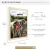 imageMCS Museum Poster Frame 18x24 Medium Oak Woodgrain Vertical ampamp Horizontal Wall Hanging Large Picture Frame for Photos Posters ampamp Art Prints 1PackNatural Woodgrain