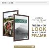 imageMCS Museum Poster Frame 18x24 Medium Oak Woodgrain Vertical ampamp Horizontal Wall Hanging Large Picture Frame for Photos Posters ampamp Art Prints 1PackEspresso Woodgrain
