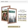 imageMCS Museum Poster Frame 18x24 Medium Oak Woodgrain Vertical ampamp Horizontal Wall Hanging Large Picture Frame for Photos Posters ampamp Art Prints 1PackMedium Oak Woodgrain