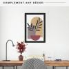 imageMCS Museum Poster Frame 18x24 Medium Oak Woodgrain Vertical ampamp Horizontal Wall Hanging Large Picture Frame for Photos Posters ampamp Art Prints 1PackOnyx Woodgrain