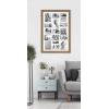 imageMCS Museum Poster Frame Medium Oak 20 x 30 in Collage Single