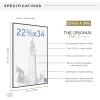 imageMCS Original Poster Frame 24x36 Black Lightweight Vertical ampamp Horizontal Wall Hanging Large Picture Frame for Posters Art Prints ampamp Gallery Wall 6PackBlack
