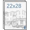 imageMCS Original Poster Frame 24x36 Black Lightweight Vertical ampamp Horizontal Wall Hanging Large Picture Frame for Posters Art Prints ampamp Gallery Wall 6PackBlack