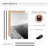 imageMCS Original Poster Frame 24x36 Black Lightweight Vertical ampamp Horizontal Wall Hanging Large Picture Frame for Posters Art Prints ampamp Gallery Wall 6PackBlack