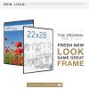imageMCS Original Poster Frame 24x36 Black Lightweight Vertical ampamp Horizontal Wall Hanging Large Picture Frame for Posters Art Prints ampamp Gallery Wall 6PackBlack