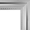 imageMCS OvertheDoor Mirror 12x48 Inch Glass White Wood Grain Finish with SilverTrim 17x53 Inch Overall SizeSilver