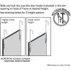 imageMCS OvertheDoor Mirror 12x48 Inch Glass White Wood Grain Finish with SilverTrim 17x53 Inch Overall SizeWhite