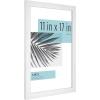 imageMCS Studio Gallery 11x17 Picture Frame White Woodgrain Rectangle Photo Frame for Photos Posters ampamp Art Prints 2Pack