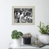 imageMCS Studio Gallery 8x10 Picture Frame Gray Woodgrain Vertical ampamp Horizontal Wall Hanging ampamp Easel for Tabletop Display Rectangle Photo Frame for Photos Posters ampamp Art Prints 4Pack