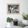imageMCS Studio Gallery 8x10 Picture Frame Natural Woodgrain Vertical ampamp Horizontal Wall Hanging ampamp Easel for Tabletop Display Rectangle Photo Frame for Photos Posters ampamp Art Prints 4Pack