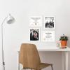 imageMCS Studio Gallery Document Frame Set Certificate Frames Fit 85 x 11 Diplomas Documents ampamp Certificates White Woodgrain 4Pack