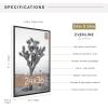 imageMCS Trendsetter 16x24 Poster Frame Black HighGloss Vertical ampamp Horizontal Wall Hanging Large Picture Frame for Photos Posters ampamp Art Prints 1PackEverline  24x36
