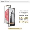 imageMCS Trendsetter 16x24 Poster Frame Black HighGloss Vertical ampamp Horizontal Wall Hanging Large Picture Frame for Photos Posters ampamp Art Prints 1Pack135 x 40 in