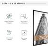 imageMCS Trendsetter 16x24 Poster Frame Black HighGloss Vertical ampamp Horizontal Wall Hanging Large Picture Frame for Photos Posters ampamp Art Prints 1Pack24 x 36 in
