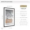 imageMCS Trendsetter 16x24 Poster Frame Black HighGloss Vertical ampamp Horizontal Wall Hanging Large Picture Frame for Photos Posters ampamp Art Prints 1PackEverline  16x24 matted to 20x28