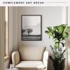 imageMCS Trendsetter 16x24 Poster Frame Black HighGloss Vertical ampamp Horizontal Wall Hanging Large Picture Frame for Photos Posters ampamp Art Prints 1PackEverline  16x20