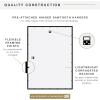 imageMCS Trendsetter 16x24 Poster Frame Black HighGloss Vertical ampamp Horizontal Wall Hanging Large Picture Frame for Photos Posters ampamp Art Prints 1PackTrendsetter  20x30 matted to 24x34