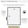 imageMCS Trendsetter 16x24 Poster Frame Black HighGloss Vertical ampamp Horizontal Wall Hanging Large Picture Frame for Photos Posters ampamp Art Prints 1PackTrendsetter  1975x275