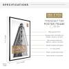 imageMCS Trendsetter 16x24 Poster Frame Black HighGloss Vertical ampamp Horizontal Wall Hanging Large Picture Frame for Photos Posters ampamp Art Prints 1PackTrendsetter  24x36 matted to 28x40