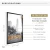imageMCS Trendsetter 16x24 Poster Frame Black HighGloss Vertical ampamp Horizontal Wall Hanging Large Picture Frame for Photos Posters ampamp Art Prints 1PackTrendsetter  1975x275