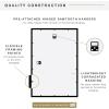 imageMCS Trendsetter 16x24 Poster Frame Black HighGloss Vertical ampamp Horizontal Wall Hanging Large Picture Frame for Photos Posters ampamp Art Prints 1Pack16 x 24 in