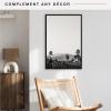 imageMCS Trendsetter 16x24 Poster Frame Black HighGloss Vertical ampamp Horizontal Wall Hanging Large Picture Frame for Photos Posters ampamp Art Prints 1PackEverline  20x30