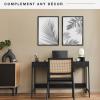 imageMCS Trendsetter 16x24 Poster Frame Black HighGloss Vertical ampamp Horizontal Wall Hanging Large Picture Frame for Photos Posters ampamp Art Prints 1Pack20 x 28 in