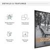 imageMCS Trendsetter 16x24 Poster Frame Black HighGloss Vertical ampamp Horizontal Wall Hanging Large Picture Frame for Photos Posters ampamp Art Prints 1Pack2275 x 34 in