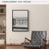 imageMCS Trendsetter 16x24 Poster Frame Black HighGloss Vertical ampamp Horizontal Wall Hanging Large Picture Frame for Photos Posters ampamp Art Prints 1PackEverline  18x24