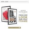imageMCS Trendsetter 16x24 Poster Frame Black HighGloss Vertical ampamp Horizontal Wall Hanging Large Picture Frame for Photos Posters ampamp Art Prints 1PackTrendsetter  11x17 matted 14x20