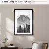 imageMCS Trendsetter 16x24 Poster Frame Black HighGloss Vertical ampamp Horizontal Wall Hanging Large Picture Frame for Photos Posters ampamp Art Prints 1PackEverline  16x24 matted to 20x28
