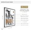 imageMCS Trendsetter 16x24 Poster Frame Black HighGloss Vertical ampamp Horizontal Wall Hanging Large Picture Frame for Photos Posters ampamp Art Prints 1PackTrendsetter  22x28 matted to 26x32
