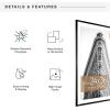 imageMCS Trendsetter 16x24 Poster Frame Black HighGloss Vertical ampamp Horizontal Wall Hanging Large Picture Frame for Photos Posters ampamp Art Prints 1PackTrendsetter  24x36 matted to 28x40