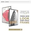 imageMCS Trendsetter 16x24 Poster Frame Black HighGloss Vertical ampamp Horizontal Wall Hanging Large Picture Frame for Photos Posters ampamp Art Prints 1Pack24 x 36 in
