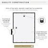imageMCS Trendsetter 16x24 Poster Frame Black HighGloss Vertical ampamp Horizontal Wall Hanging Large Picture Frame for Photos Posters ampamp Art Prints 1PackTrendsetter  1975x275