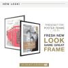 imageMCS Trendsetter 16x24 Poster Frame Black HighGloss Vertical ampamp Horizontal Wall Hanging Large Picture Frame for Photos Posters ampamp Art Prints 1PackTrendsetter  18x24 matted to 22x28