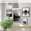 imageMCS Trendsetter 16x24 Poster Frame Black HighGloss Vertical ampamp Horizontal Wall Hanging Large Picture Frame for Photos Posters ampamp Art Prints 1PackEverline  13x19 matted to 14x20
