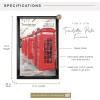 imageMCS Trendsetter 16x24 Poster Frame Black HighGloss Vertical ampamp Horizontal Wall Hanging Large Picture Frame for Photos Posters ampamp Art Prints 1Pack11 x 17 in