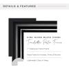 imageMCS Trendsetter 16x24 Poster Frame Black HighGloss Vertical ampamp Horizontal Wall Hanging Large Picture Frame for Photos Posters ampamp Art Prints 1Pack13 x 19 in