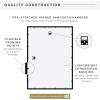 imageMCS Trendsetter 16x24 Poster Frame Black HighGloss Vertical ampamp Horizontal Wall Hanging Large Picture Frame for Photos Posters ampamp Art Prints 1Pack20 x 30 in