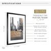 imageMCS Trendsetter 16x24 Poster Frame Black HighGloss Vertical ampamp Horizontal Wall Hanging Large Picture Frame for Photos Posters ampamp Art Prints 1PackTrendsetter  12x16 matted 16x20