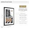imageMCS Trendsetter 16x24 Poster Frame Black HighGloss Vertical ampamp Horizontal Wall Hanging Large Picture Frame for Photos Posters ampamp Art Prints 1PackTrendsetter  11x17 matted 14x20