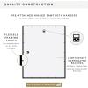 imageMCS Trendsetter 16x24 Poster Frame Black HighGloss Vertical ampamp Horizontal Wall Hanging Large Picture Frame for Photos Posters ampamp Art Prints 1Pack24 x 30 in
