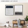 imageMCS Trendsetter 16x24 Poster Frame Black HighGloss Vertical ampamp Horizontal Wall Hanging Large Picture Frame for Photos Posters ampamp Art Prints 1Pack24 x 30 in