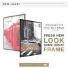 imageMCS Trendsetter 16x24 Poster Frame Black HighGloss Vertical ampamp Horizontal Wall Hanging Large Picture Frame for Photos Posters ampamp Art Prints 1Pack24 x 32 in