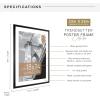 imageMCS Trendsetter 16x24 Poster Frame Black HighGloss Vertical ampamp Horizontal Wall Hanging Large Picture Frame for Photos Posters ampamp Art Prints 1PackTrendsetter  18x24 matted to 22x28