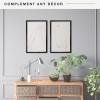 imageMCS Trendsetter 16x24 Poster Frame Black HighGloss Vertical ampamp Horizontal Wall Hanging Large Picture Frame for Photos Posters ampamp Art Prints 1Pack14 x 22 in