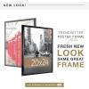 imageMCS Trendsetter 16x24 Poster Frame Black HighGloss Vertical ampamp Horizontal Wall Hanging Large Picture Frame for Photos Posters ampamp Art Prints 1Pack20 x 24 in